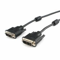 Кабель DVI-D 1.8м Gembird/ Cablexpert черный, омеднённая сталь, экран, феррит. кольца, пакет (CC-DVIL-BK-6)
