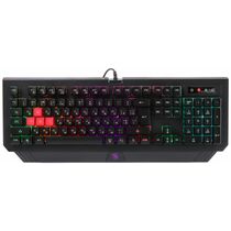 Клавиатура A4Tech Bloody B120N, проводная, игровая, USB, с подсветкой, черный (B120N)