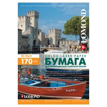 Фотобумага Lomond Matt DS Color Laser Paper, двусторонняя, матовая, A3, (297x420 мм) 170 гр/ м2, 250л (0300231) для лазерной печати