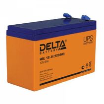 АКБ 12 V 9,0 Ah Delta (HR 12-9 L) для использования в ИБП, срок службы до 12 лет.