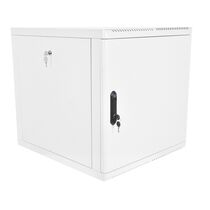 Шкаф настенный телекоммуникационный разборный 19" 09U, Ш600*В480*Г520, cъемные стенки, передняя дверь - металл, серый (ШРН-М-9.500.1)