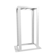 Стойка телекоммуникационная серверная 19" 45U, двухрамная, Ш560xВ2115xГ1035мм, серая (СТК-С-45.2.1000)