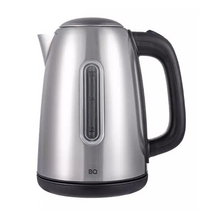 Чайник электрический BQ KT1822SW серебристый/ черный (2200 Вт, объем - 1.7 л, корпус: металлический)