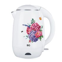 Чайник электрический BQ KT1702P белый (2200 Вт, объем - 1.8 л, корпус: пластиковый)