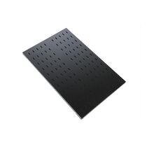 Полка 19" 1U стационарная (Ш496xВ25xГ1000мм, нагрузка до 45 кг), черная (СВ-100-9005)