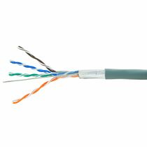 Кабель Cu FTP, Внутренний, 4x2x(7*0,18), бухта 305м., Cat5e Cablexpert (FPC-5004E)