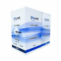 Кабель Cu UTP, Внутренний, 4x2x0.48, бухта 305м., Cat5e, SkyNet (CSS-UTP-4-CU)