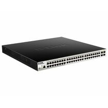Управляемый PoE-коммутатор 52 порта D-Link DGS-1210-52MPP/ ME (48х1Гбит/ с, 4хSFP, 48хPoE, PoE‑бюджет 740 Вт) 2 уровня