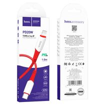 Кабель HOCO Lightning/ USB Type-C X70 Ferry (1м. Красный)