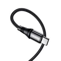Кабель HOCO USB Type-C X50 Type-C to Type-C Exquisito 100W (1м. Черный)