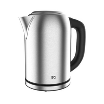 Чайник электрический BQ KT1827SW серебристый/ черный (2200 Вт, объем - 1.7 л, корпус: металлический)