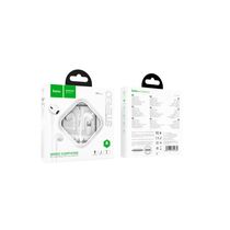 Проводные наушники HOCO M1 Max crystal earphones for iP with mic, Apple Lightning. белый (6931474754684)