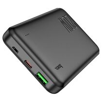 Автономное питание PowerBank HOCO J87 Tacker (10000 mAh, 3.0А, индикатор заряда, черный)