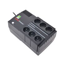 ИБП CyberPower BS850E 850 ВА/ 425 Вт, 6*Schuko (Euro), AVR, USB ( Аккумулятор 12 V/ 5,0 Ah*1)