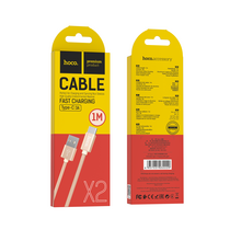 Кабель USB HOCO X2a Knitted (Type-C, 1м, плетеный, Золотой)