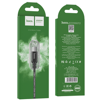 Кабель USB HOCO X14m Times speed (MicroUSB, 2м, плетеный, Черный)