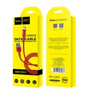 Кабель USB HOCO X26m Xpress (MicroUSB, 1м, плетеный, Красный)