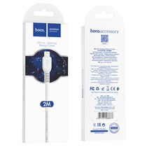 Кабель USB HOCO X20i Flash (Lightning, 2м, пластик, Белый)