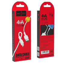 Кабель USB HOCO X33m Surge (MicroUSB, 1м, пластик, Белый)