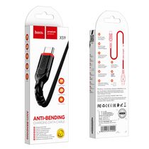 Кабель USB HOCO X59a Victory (Type-C, 1м, плетеный, Черный)