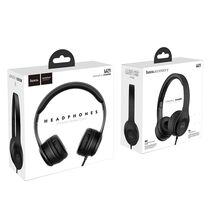 Проводные наушники HOCO W21, накладные, jack 3.5 mm. черный (6931474708281)