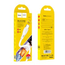 Кабель USB HOCO X61a Ultimate (Type-C, 1м, силиконовый, Белый)