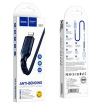 Кабель HOCO Lightning X59i Victory (1м. USB 2.0. Синий)