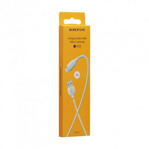 Кабель USB Borofone BX19i Benefit (Lightning, 1м, пластик, Белый)