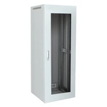 Шкаф напольный телекоммуникационный 19" 42U, Ш600*В2000*Г800, передняя дверь - стекло, серый (05-0103-CUST)