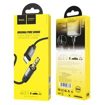 Кабель HOCO 1м; 3.5 Jack - Lightning ; коробка (6957531096375)