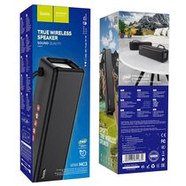 Портативная колонка  HOCO HC3 Bounce 10W, черный, BT, miniJack 3.5, USB, FM приемник, Пластик (6931474741639)