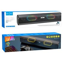 Портативная колонка  HOCO BS49 Dazzling 10W, черный, BT, USB, FM приемник, Пластик (6931474766267)