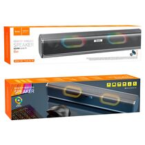 Портативная колонка  HOCO BS49 Dazzling 10W, серый, BT, USB, FM приемник, Пластик (6931474766274)