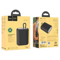 Портативная колонка  HOCO BS47 Uno 5W, черный, BT, FM приемник, Пластик/ Ткань (6931474755971)