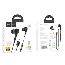 Проводные наушники HOCO M83, Type-C, микрофон, черный (6931474745415)