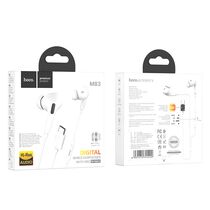 Проводные наушники HOCO M83, Type-C, микрофон, белый (6931474745422)
