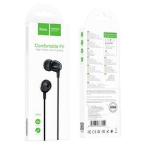 Проводные наушники HOCO M94, jack 3.5 mm, микрофон, черный (6931474767202)