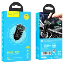 Автомобильное зарядное устройство HOCO Z44 Leading (3А+Черный)