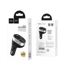 Автомобильное зарядное устройство HOCO Z29 Regal (2xUSB, 3.1А+Черный)