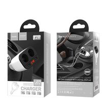 Автомобильное зарядное устройство HOCO Z28 Power ocean (2xUSB, 3.1А+Белый)