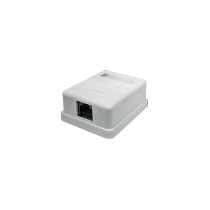Розетка компьютерная RJ-45 CAT5e, внешняя, одинарная Suprlan (10-0307)