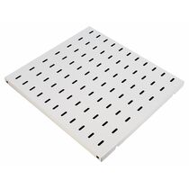 Полка 19" 1U стационарная (Ш496xВ25xГ620мм, нагрузка до 100 кг), серая (СВ-62У)
