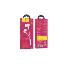 Проводные наушники HOCO M76 Maya, jack 3.5 mm, микрофон, внутриканальные, белый (6931474729897)