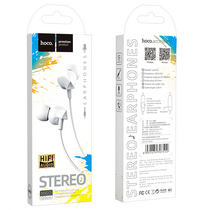 Проводные наушники HOCO M60 Perfect jack 3.5 mm, микрофон, вкладыши, белый