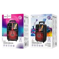 Портативная колонка  HOCO BS37 черный, BT, USB, FM приемник, (6931474727602)