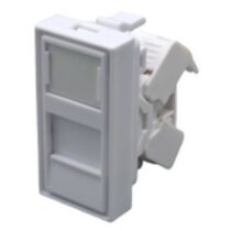 Модуль розетки 45х22,5 8P8C (RJ-45) cat.5e (10-0360)