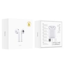 TWS наушники HOCO EW41 True, Bluetooth, вкладыши, белый (6931474779922)