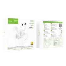 TWS наушники HOCO EW30 Intelligent, Bluetooth, вкладыши, белый (6931474782793)