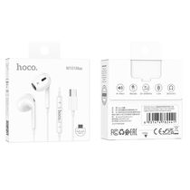Проводные наушники HOCO M101 Max Crystal, Type-C, микрофон, вкладыши, черный (6931474782434)