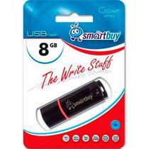 Флеш-накопитель Smartbuy 8Gb USB2.0 Crown Черный (SB8GBCRW-K)